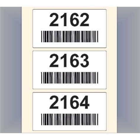 Moveable Unit Labels | Sequential Custom Barcode Labels