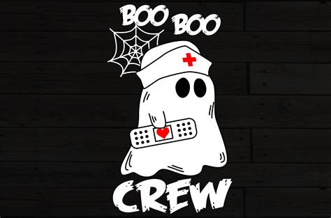 Home Décor Wall Décor Prints Nurse Halloween Boo Boo Crew Nurse Ghost PNG,INSTANT DOWNLOADPng ...