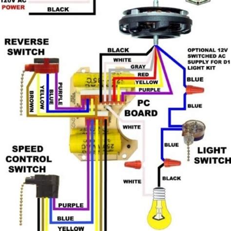 3 Speed Ceiling Fan Switch Wiring Colors