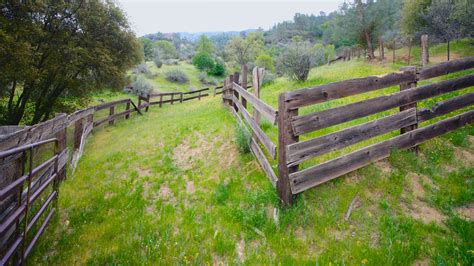 Wooden Corral In Hills Free Stock Photo - Public Domain Pictures