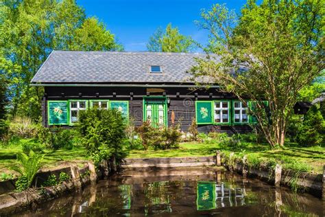 Landscape with Cottage in the Spreewald Area, Germany Stock Image ...