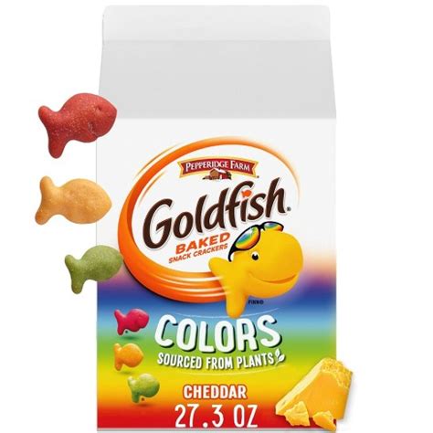 Pepperidge Farm Goldfish Colors Cheddar Crackers : Target