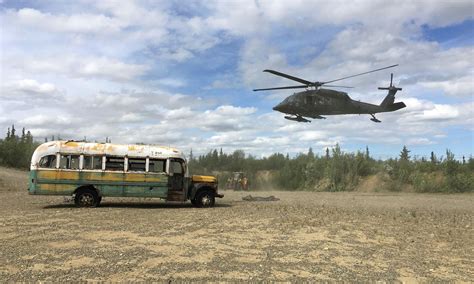 Abandoned bus made famous by movie Into the Wild removed by Alaska authorities | Alaska ...