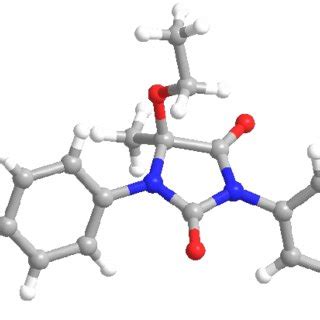 X-Ray structure of hydantoin 4 (S enantiomer shown). | Download Scientific Diagram