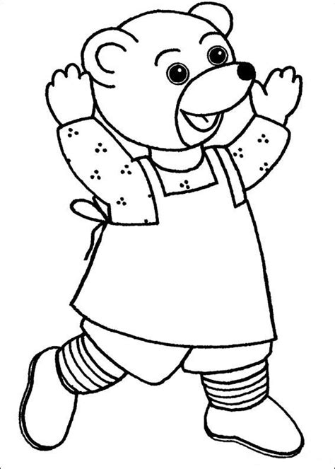 Coloriage a imprimer petit ours brun danse gratuit et colorier