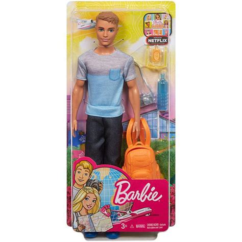 Ken Barbie Dreamhouse Adventures Vamos de Viaje, muñeco con accesorios - FWV15 BarbiePedia