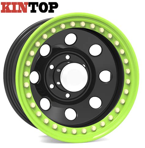 Black 4X4 off Road 15X12 Steel Wheel Rim - Auto Parts and Rims