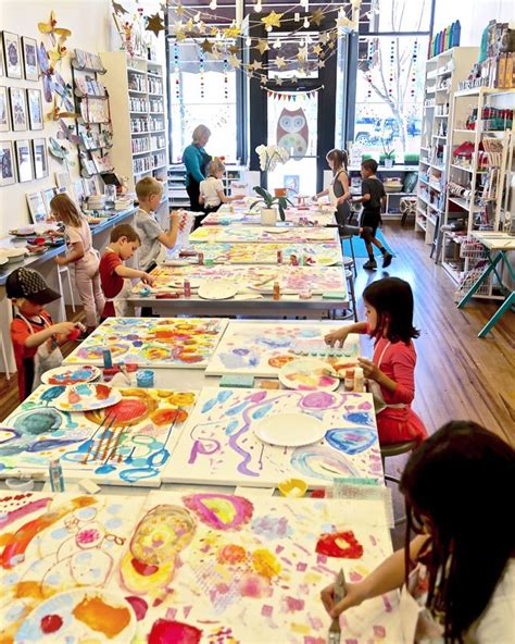 Art Workshops Studio Peek First Friday | Kids art studio, Childrens art ...