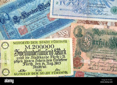 Old Bank Notes Stock Photo - Alamy