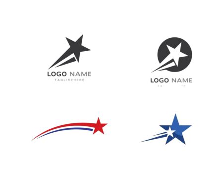 Star Logo Template Element Faster Design Vector, Element, Faster ...