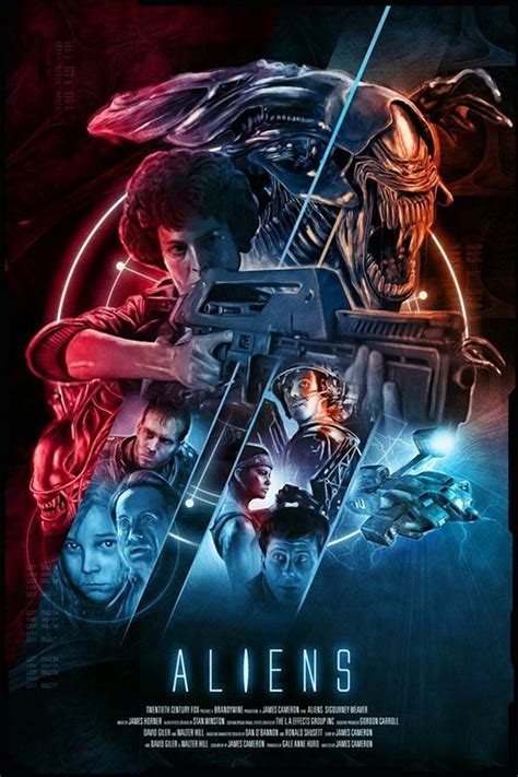 Aliens by Richard Davies - Home of the Alternative Movie Poster -AMP- | Alien movie poster ...