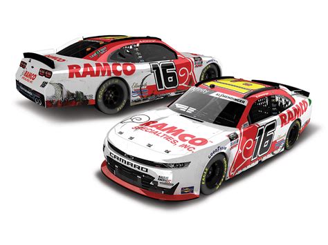 AJ ALLMENDINGER 2021 RAMCO SPECIALTIES MID OHIO RACED WIN 1:24 ARC DIECAST