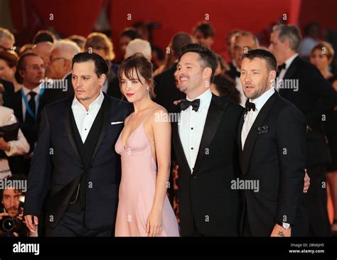 the 'Black Mass' cast during the red carpet during the 72nd Venice Film Festival on September 4 ...