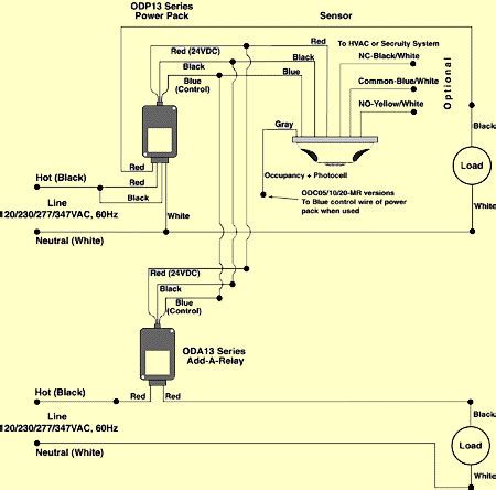 6 Pics Ceiling Occupancy Sensor Wiring Diagram And View - Alqu Blog