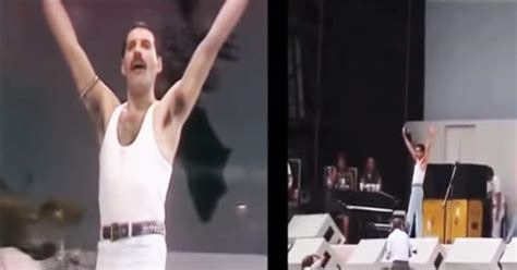 The Live Aid Performance Recreated In 'Bohemian Rhapsody' By Rami Malek Is Exactly Identical To ...