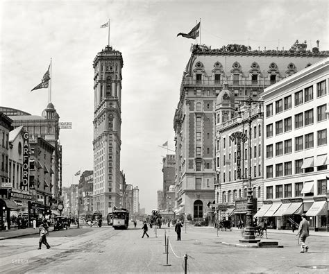 Árboles y Edificios: Times square (New York - circa 1908)