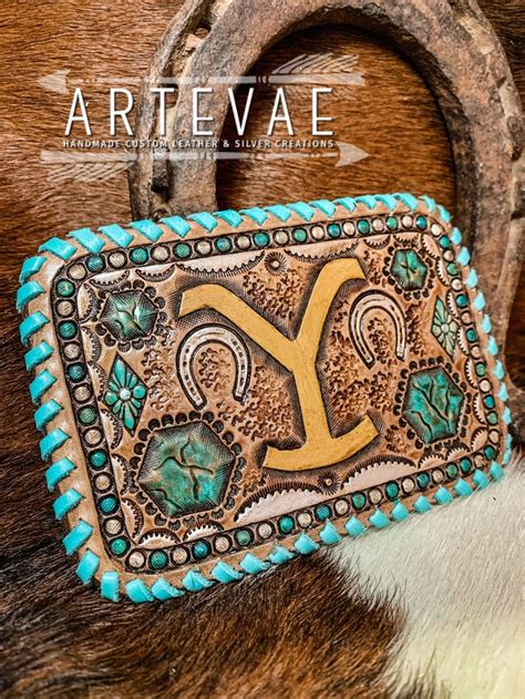 Yellowstone Belt Buckle in 2021 | Belt buckles, Buckle, Custom leather