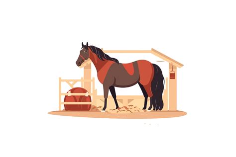 SVG Horse Stable Vector Illustration Graphic by Evoke City · Creative Fabrica