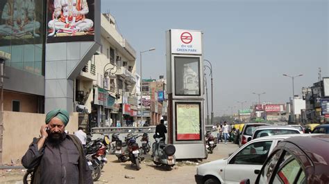 Green Park Metro Station - Delhi