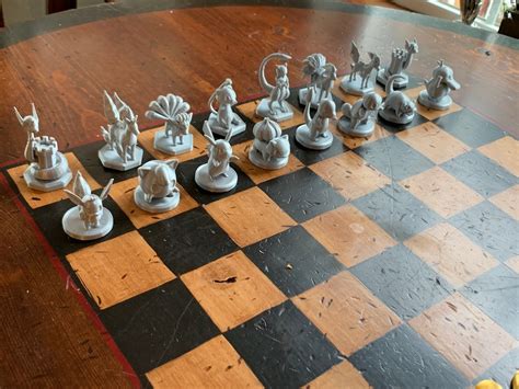 Pokemon Chess Set Pieces | Etsy