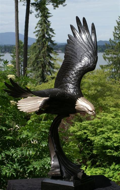 Soaring Eagle Sculpture by Mike Curtis - Fine Art America