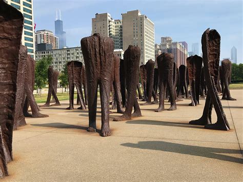 Agora Scultpure (The Giant Legs) in Grant Park, Chicago