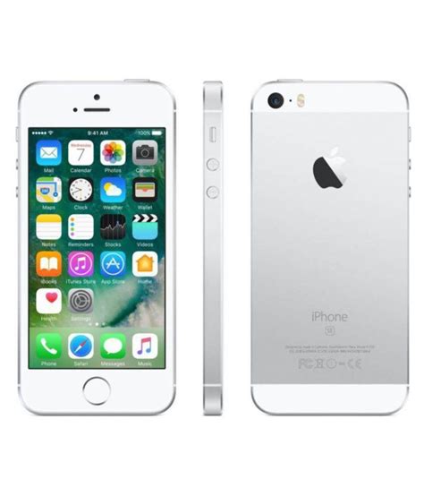 Apple iPhone SE ( 32GB , 2 GB ) Silver Mobile Phones Online at Low Prices | Snapdeal India