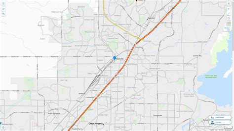 Roseville California Map and Roseville California Satellite Image