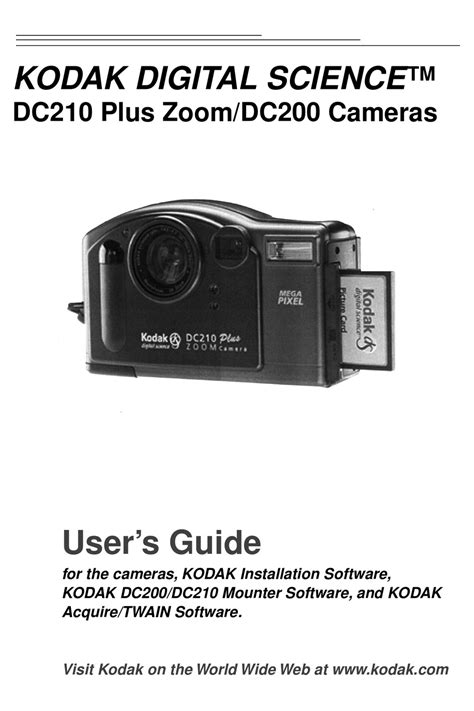 KODAK DIGITAL SCIENCE DC200 USER MANUAL Pdf Download | ManualsLib