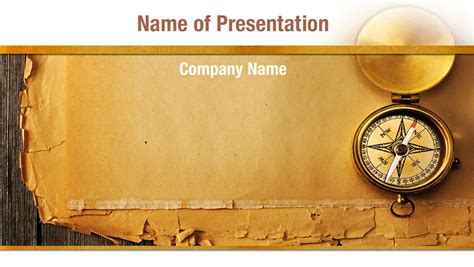 Ancient Compass PowerPoint Templates - Ancient Compass PowerPoint ...