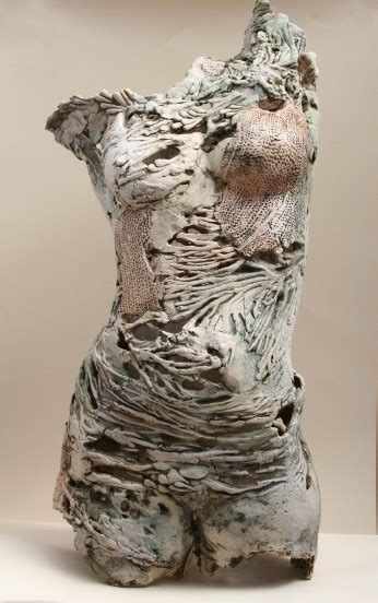 textured pierced torso | Sculpture clay, Sculpture art, Sculpture