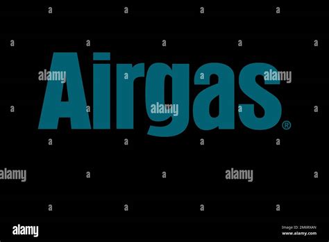 Airgas, Logo, Black background Stock Photo - Alamy