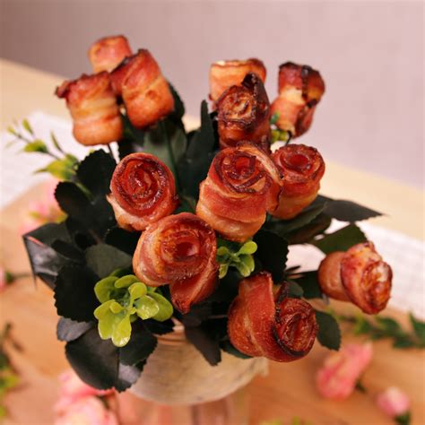 How To Make A Bacon Bouquet Because Flowers Die, But Bacon Is Forever