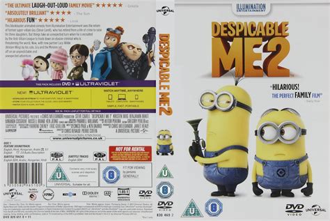 Despicable Me 2 (2013) UK DVD Cover Remake by aodhan1906 on DeviantArt