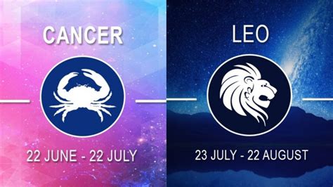 Are You July-Born Cancerian & Leo? Learn About Cancer and Leo Zodiac ...