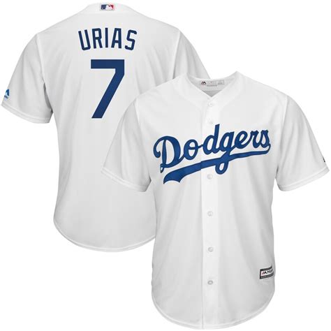 Julio Urias Los Angeles Dodgers Majestic Home Cool Base Player Jersey ...