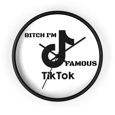 TikTok Wall Clock