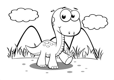 Printable dinosaur coloring pages - foptmanage