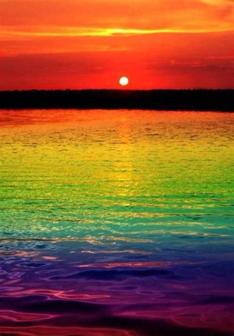 Rainbow sunset | Amazing photography | Pinterest