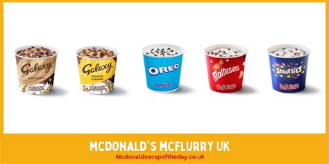 Mcdonald's Mcflurry UK Menu Prices 2024 with New McFlurry