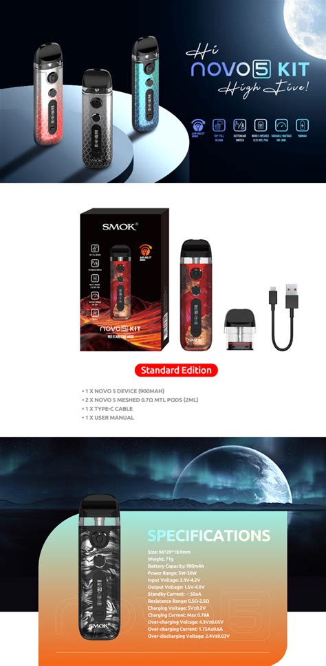 SMOK Novo 5 Kit | Vaperite