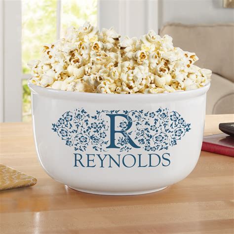 Personalized Popcorn Bowl Multiple Colors | Etsy