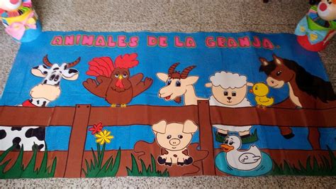 Mural animales de la granja | Carteles de animales, Decoración de unas, Fiesta de animales de granja