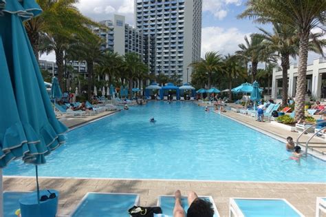 The Pools at the Hilton Buena Vista Palace, Disney Springs Resort Area - yourfirstvisit.net