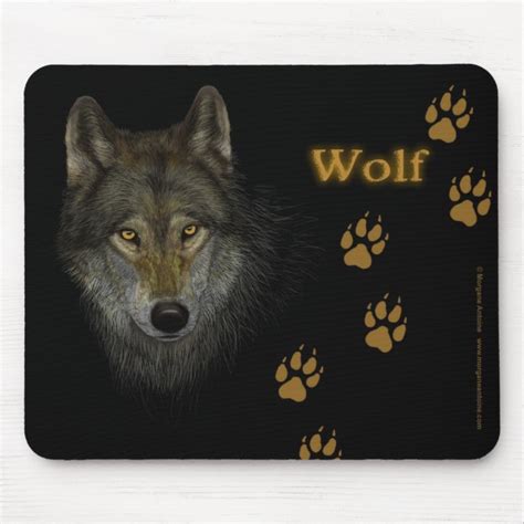 Wolf mousepad | Zazzle.com