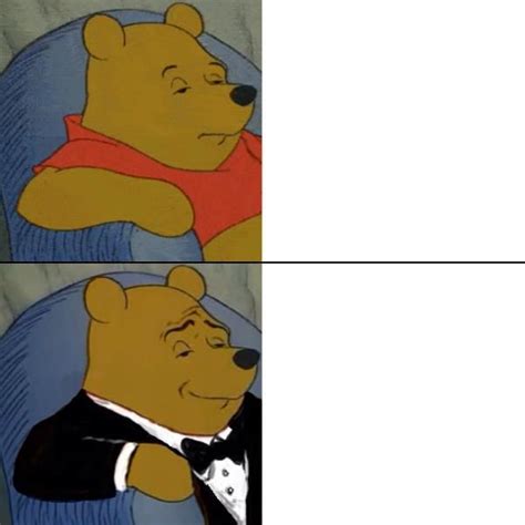 Tuxedo Winnie the Pooh Template | Tuxedo Winnie the Pooh | Know Your Meme