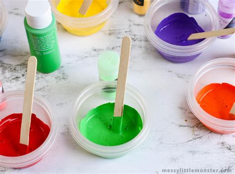 Homemade Glow in the Dark Paint Recipe - Messy Little Monster