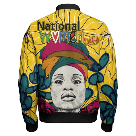 South Africa National Women's Day Zipper Bomber Jacket - Happy National ...