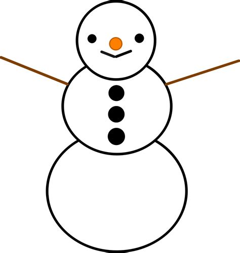 Snowman - Drawing Clipart - Full Size Clipart (#1023086) - PinClipart