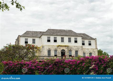 The Rose Hall Great House in Montego Bay, Jamaica. Popular Tourist Attraction Stock Image ...